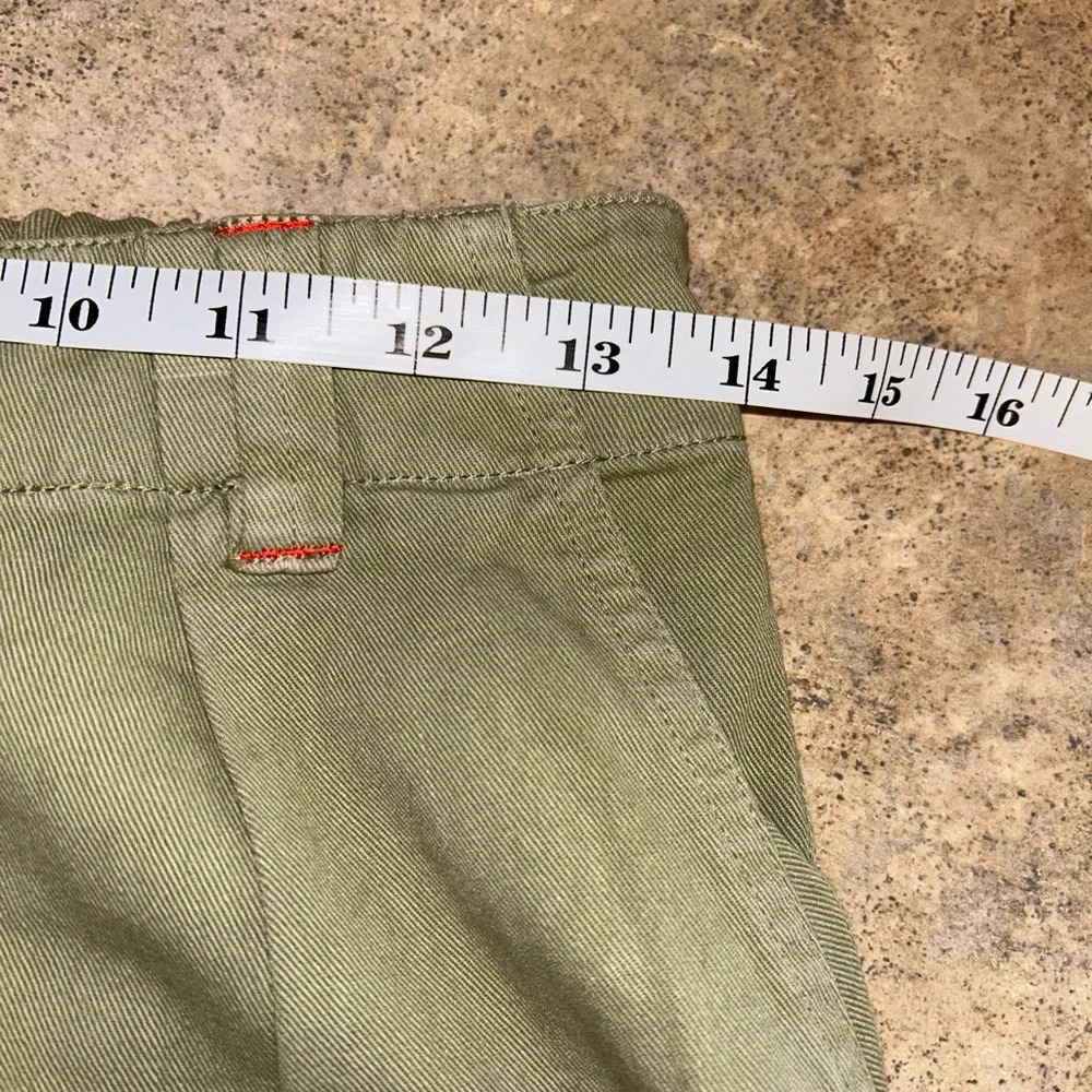 Ellor shorts - light green 100% cotton twill casual walking shorts - Picture 8 of 10